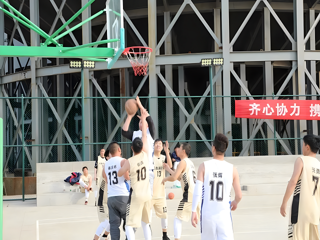 650彩票公司“650彩票”杯职工篮球赛开赛